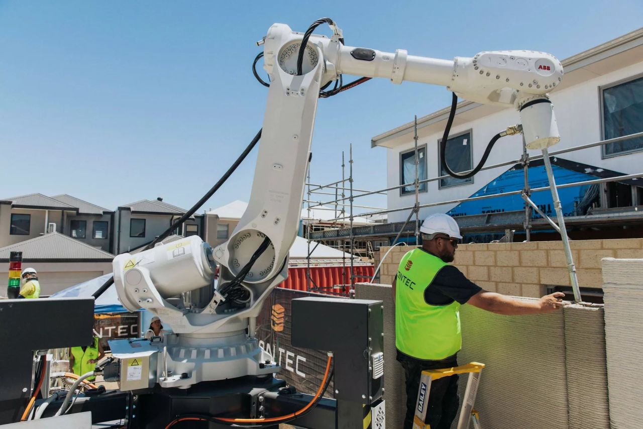 Contec Australia x Cybe 3D Printed Two Story House in Perth