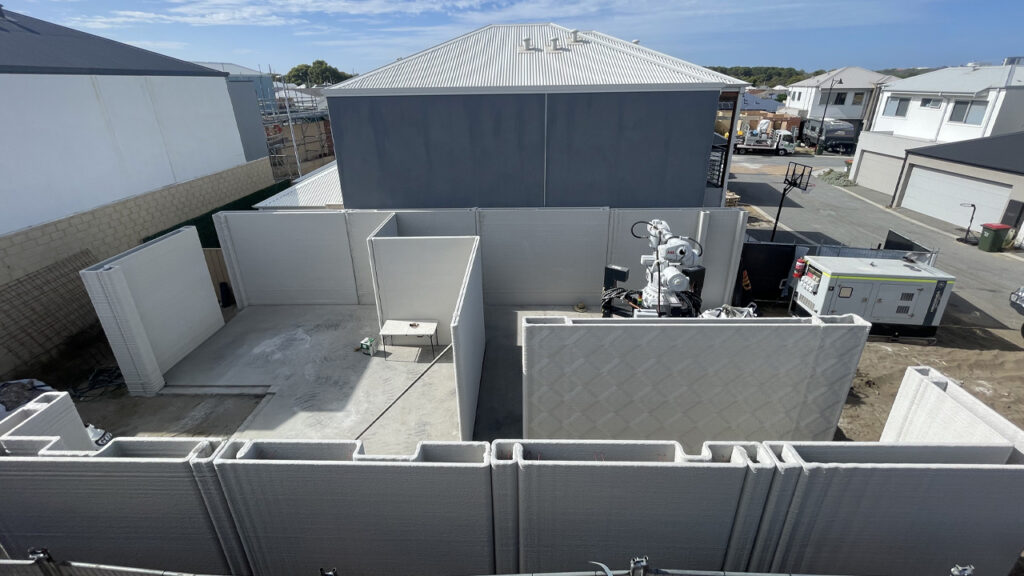Contec Australia x Cybe 3D Printed Two Story House in Perth