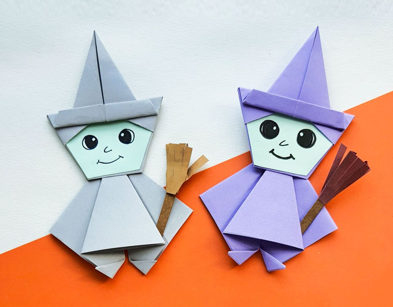 DIY Origami Witch