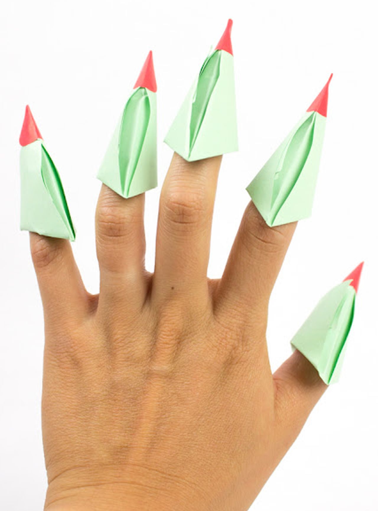 Easy Origami Witch Claws
