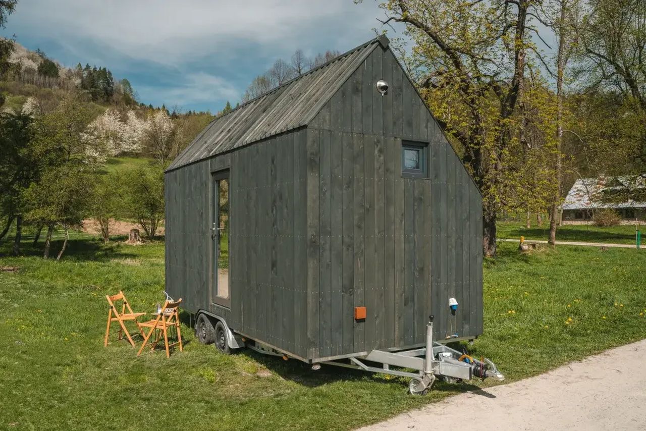 Exterior of Nid Luxe Tiny House