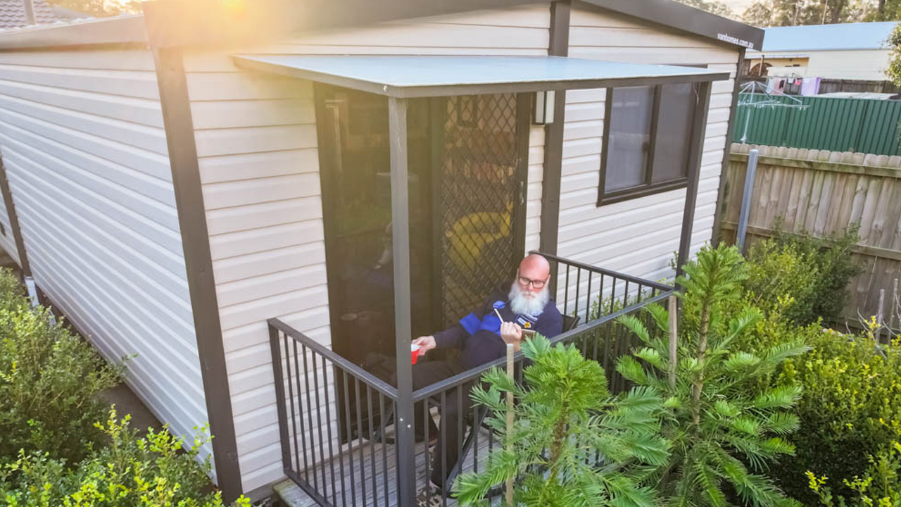 Exterior of Phil's Tiny House