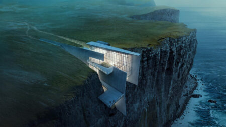Futuristic Cliff Houses with Panoramic Sea Views