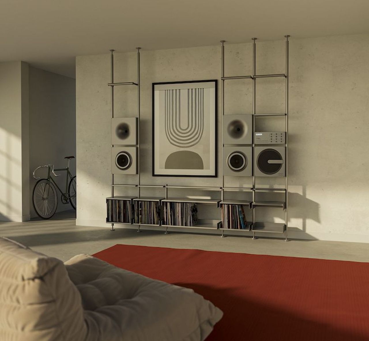 GRID Modular Speaker System by Asaf Beiman
