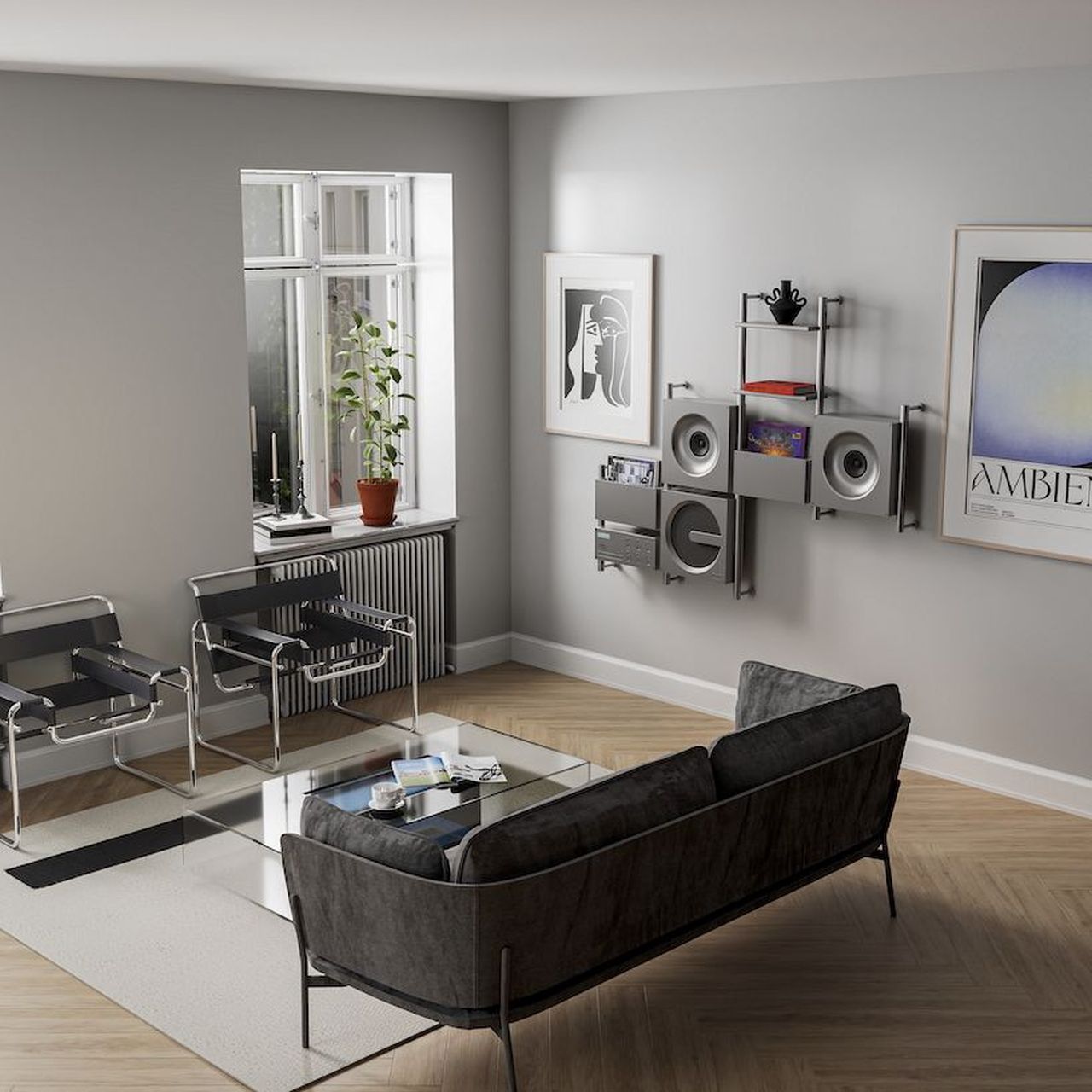GRID Modular Speaker System by Asaf Beiman