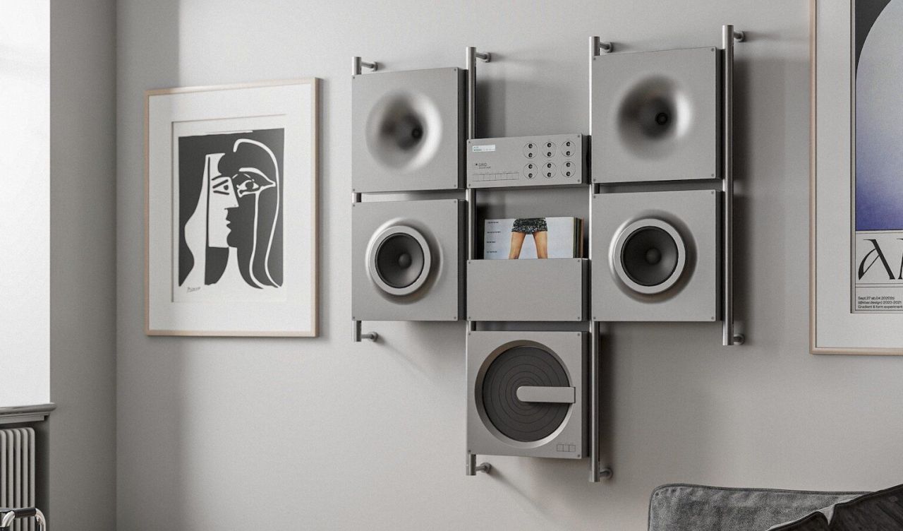 GRID Modular Speaker System by Asaf Beiman