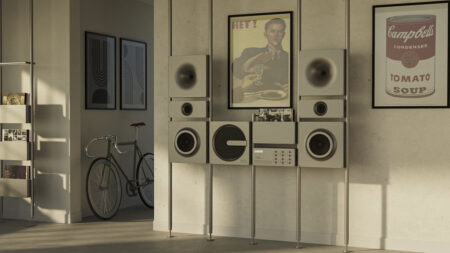 GRID Modular Speaker System by Asaf Beiman