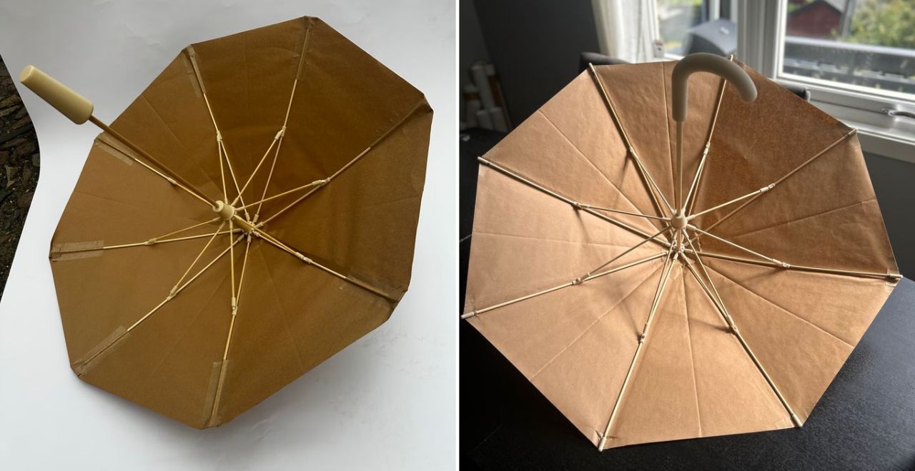 Biodegradable Umbrellas Made from Paper by Greenstart