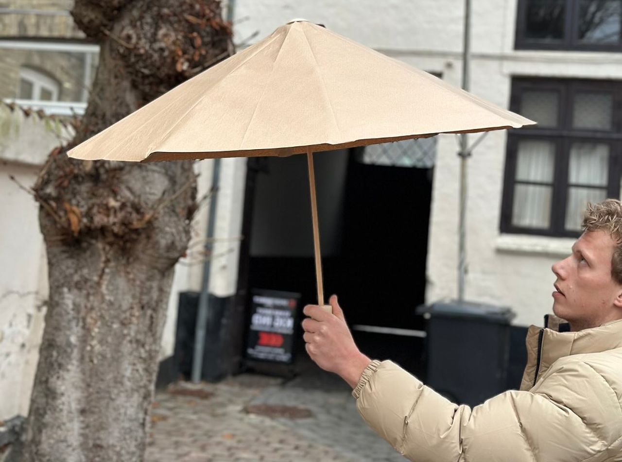 Biodegradable Umbrellas Made from Paper by Greenstart