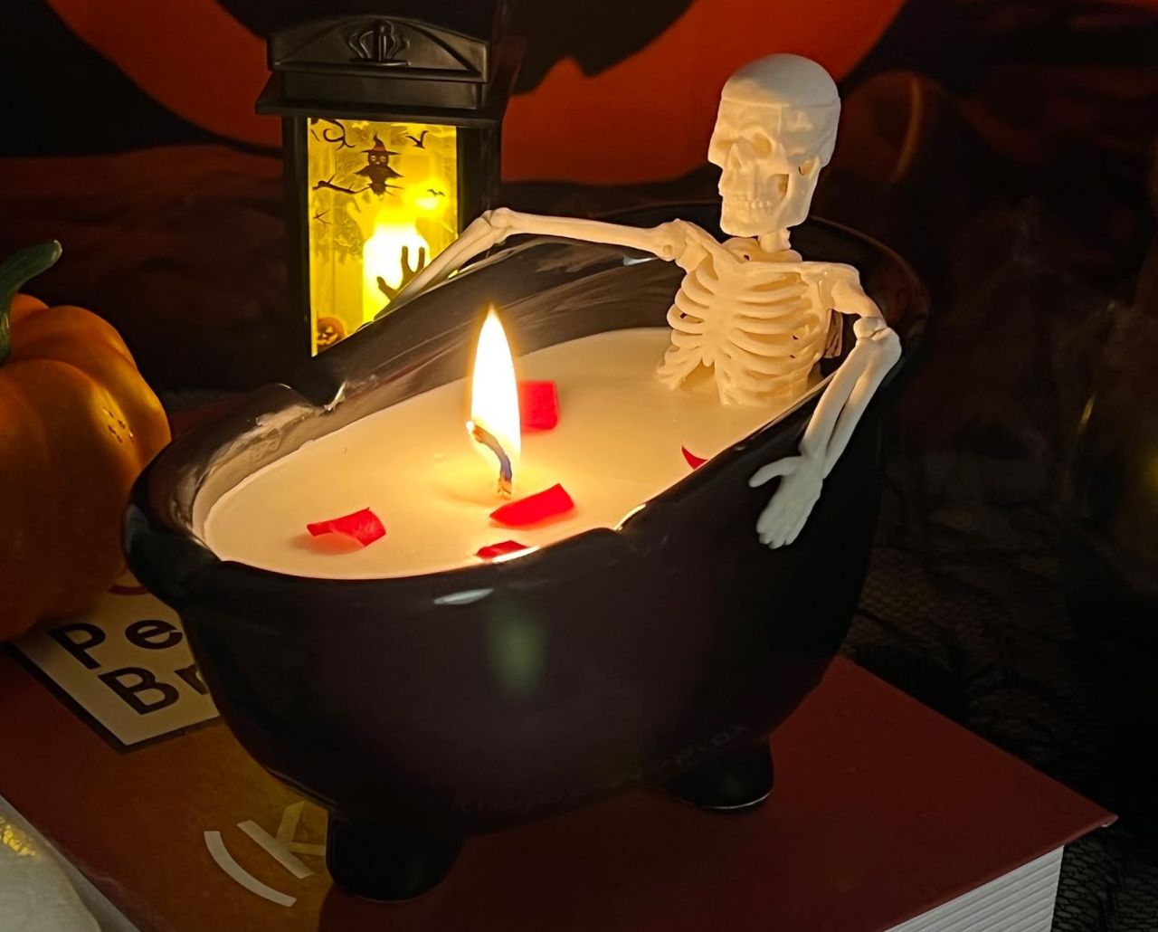 Halloween Skeleton Candles