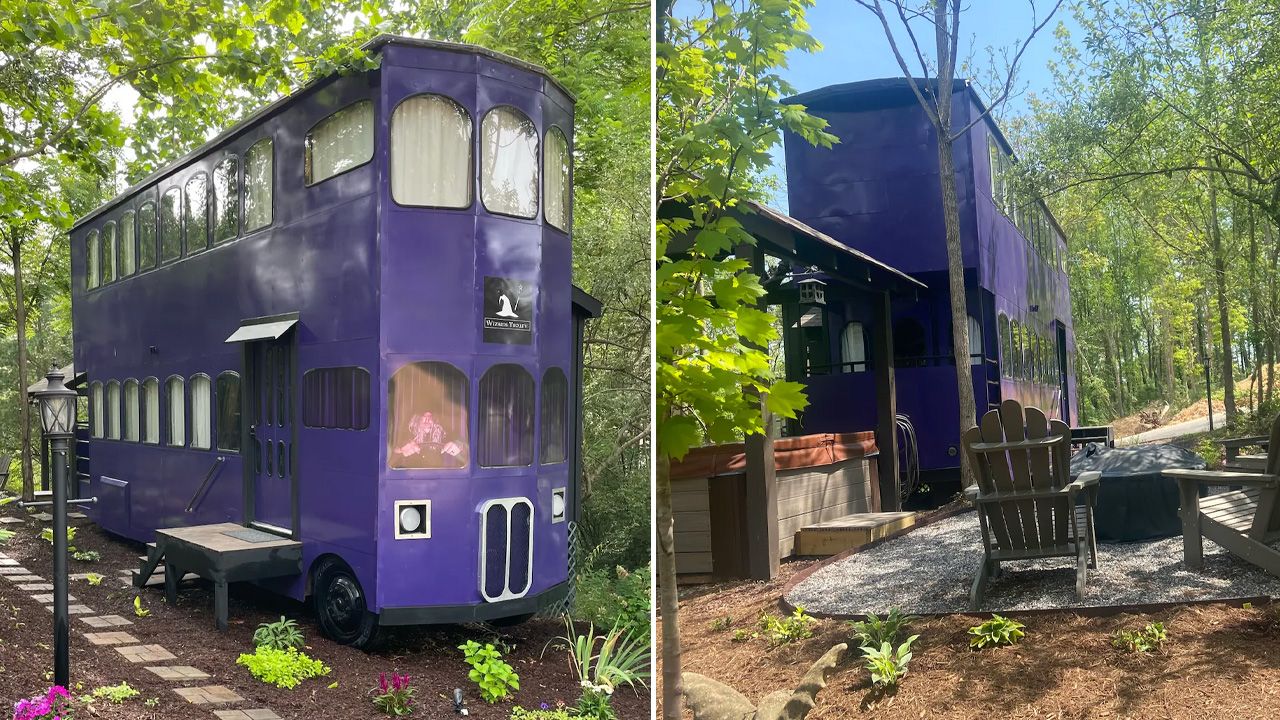 Harry Potter-Themed Airbnbs - Wizard's Trolley of the Forgotten Forest, Tennessee, United States