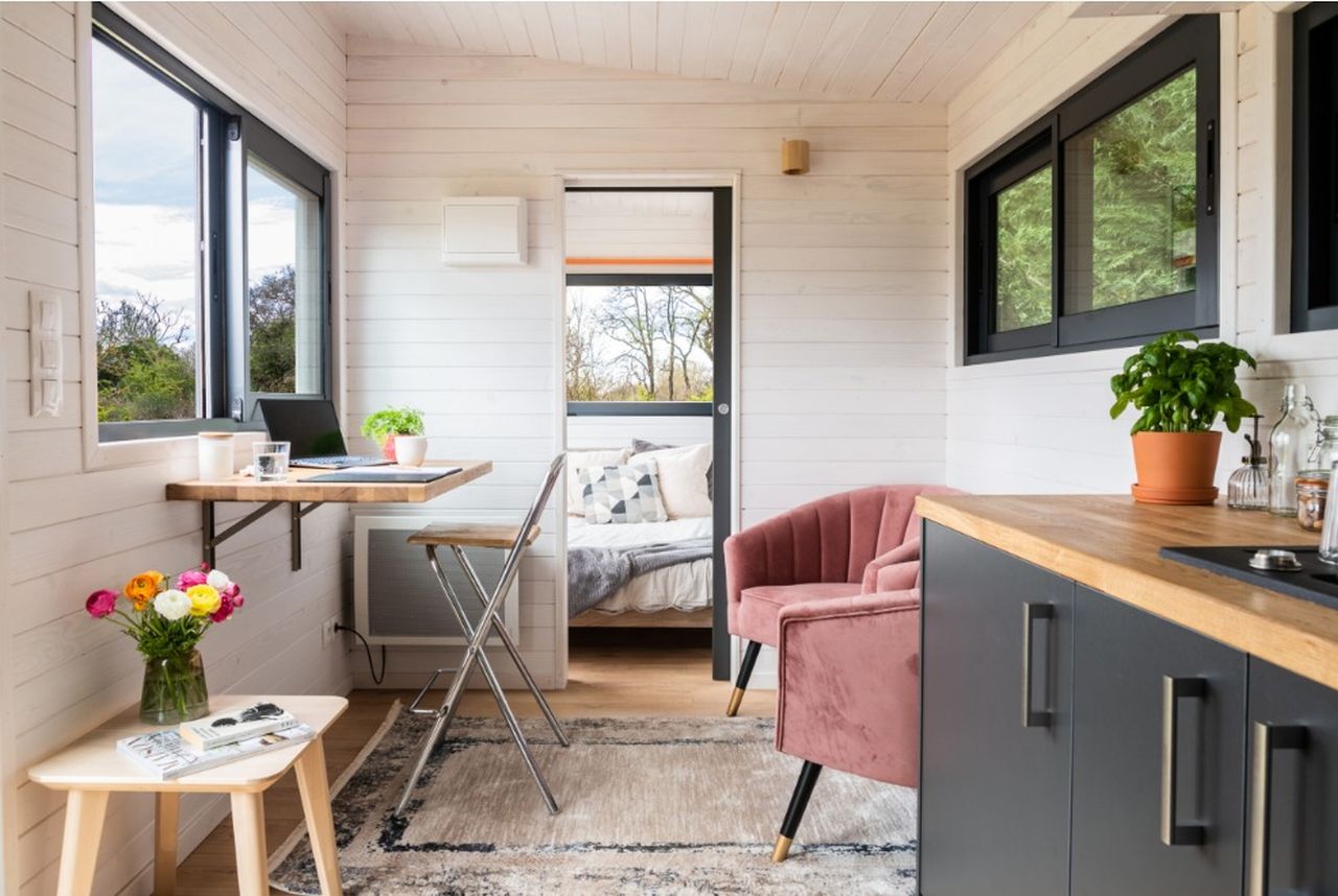 Interior of Capucine Tiny House