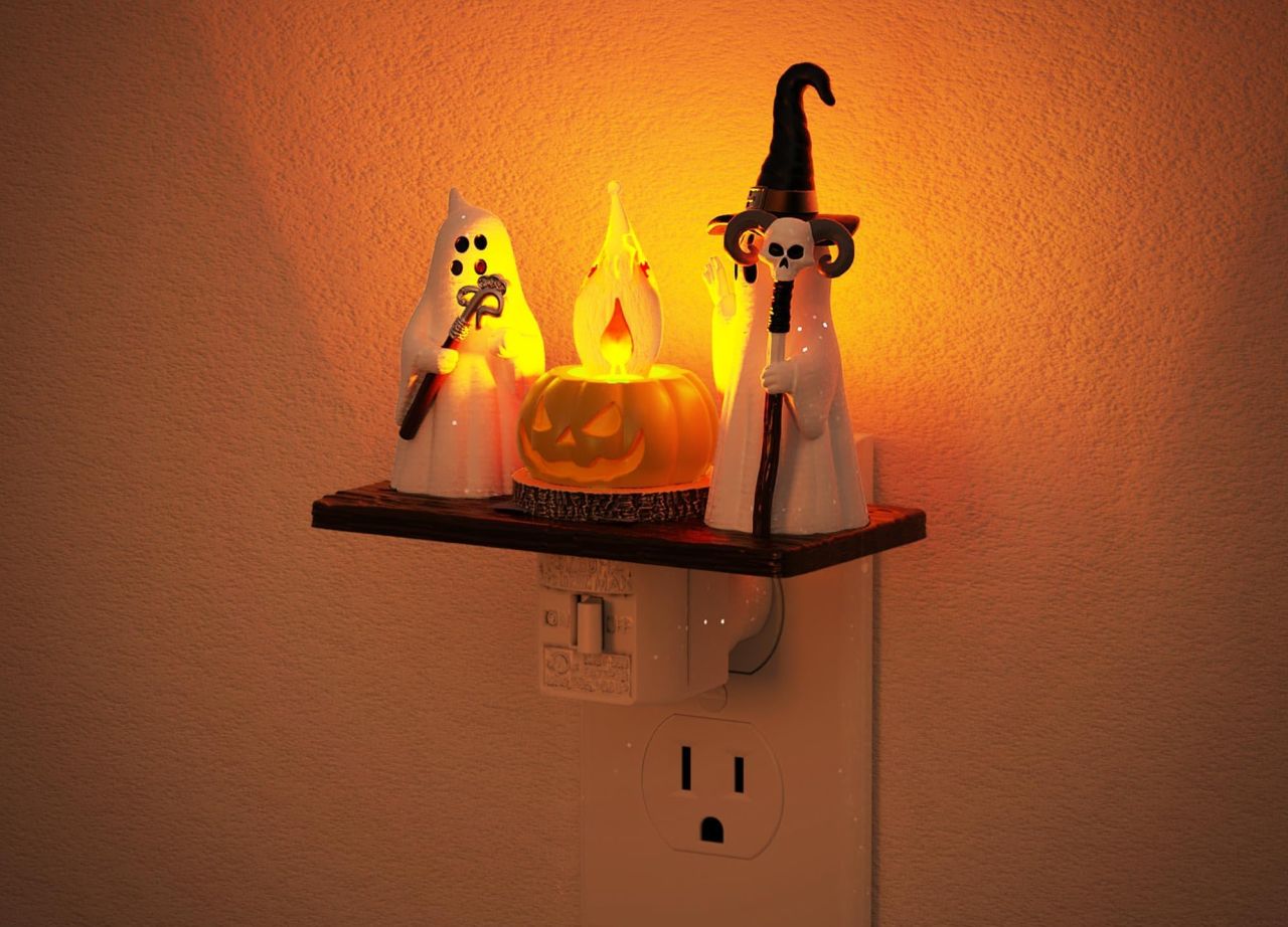 JandCase Halloween Night Light