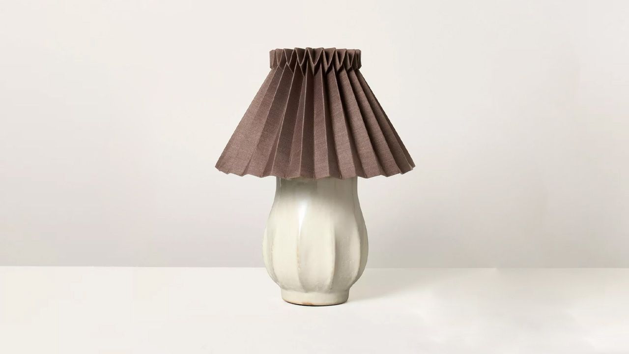 Joanna Gaines Fall Collection at Target - Accent Table Lamp With Knife Pleat Shade