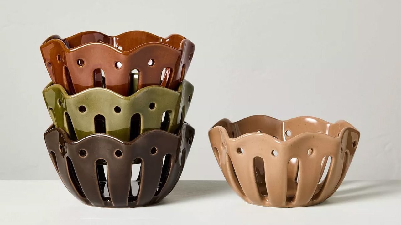 Joanna Gaines Fall Collection at Target - Wavy Edge Mini Berry Bowls