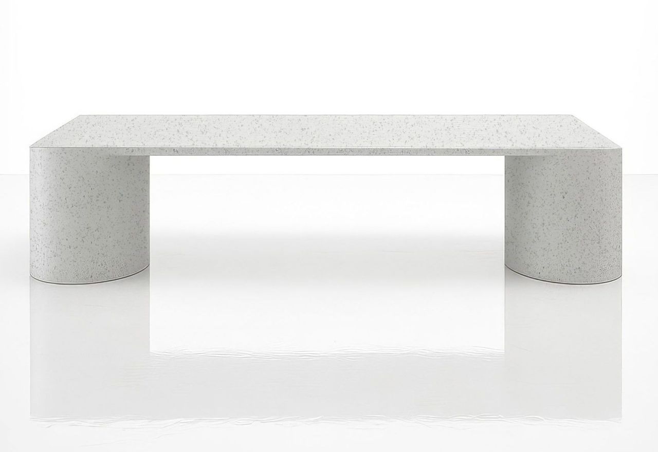 Joe Doucet Crafts Tables Using Polygood Panels Made of Recycled Plastic