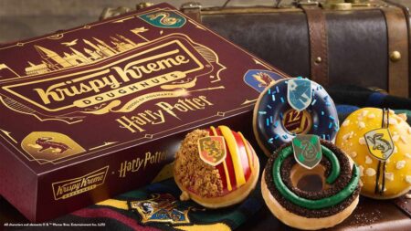 Krispy Kreme Unveils Houses of Hogwarts Harry Potter Doughnuts