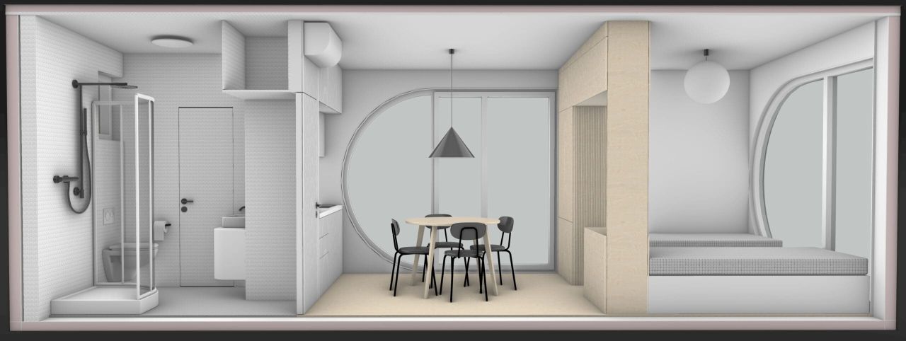 Layout of Ecocapsule Box