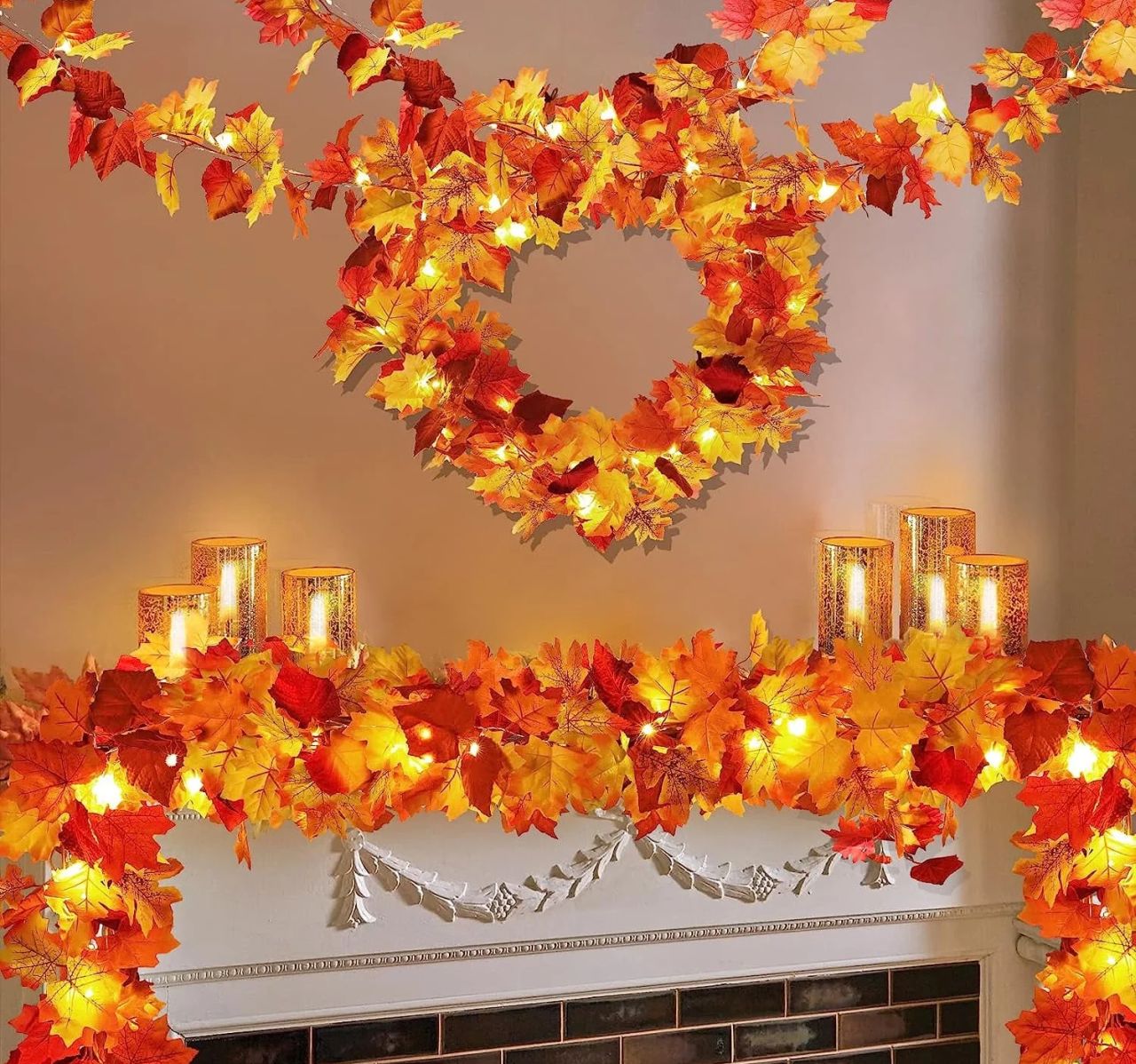 Maple Leaf Fall Lights
