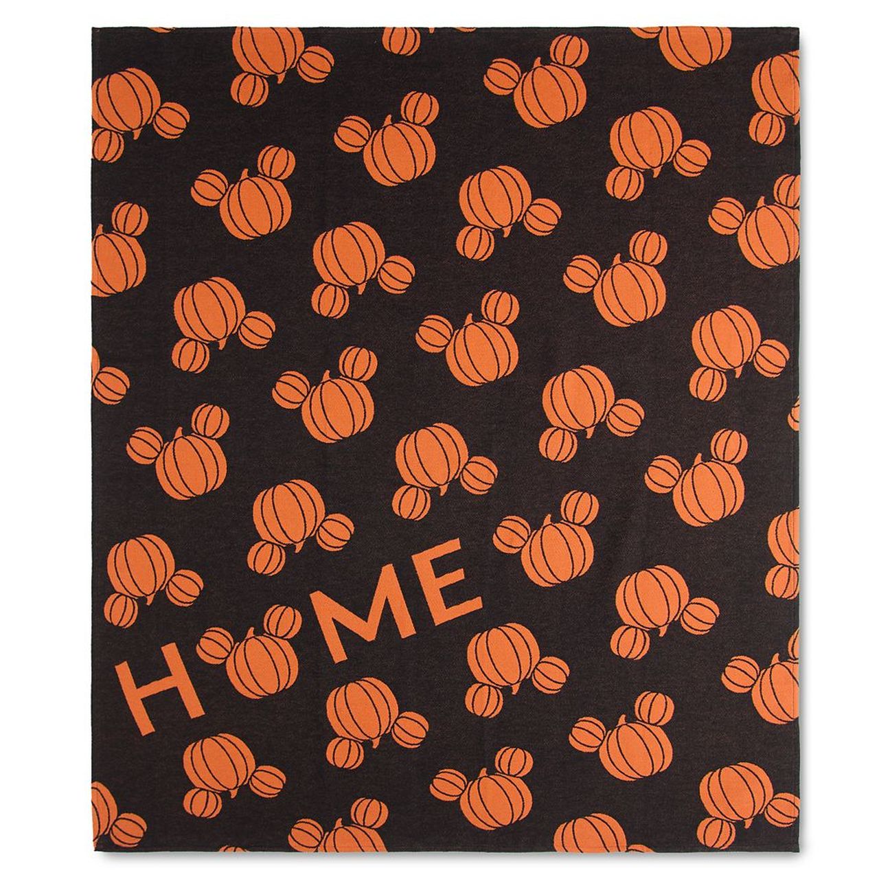 Mickey Mouse Halloween Pumpkin Throw Blanket