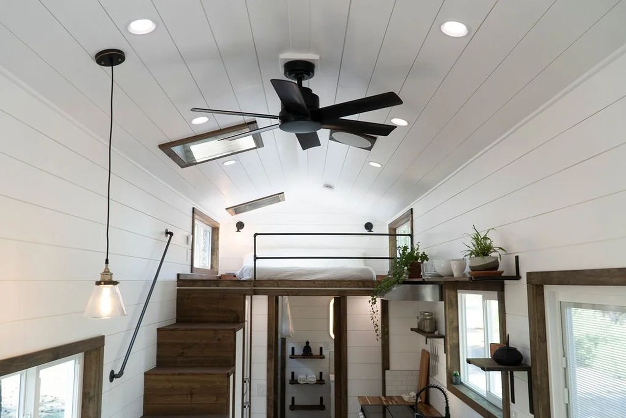 Olympic tiny house on wheels