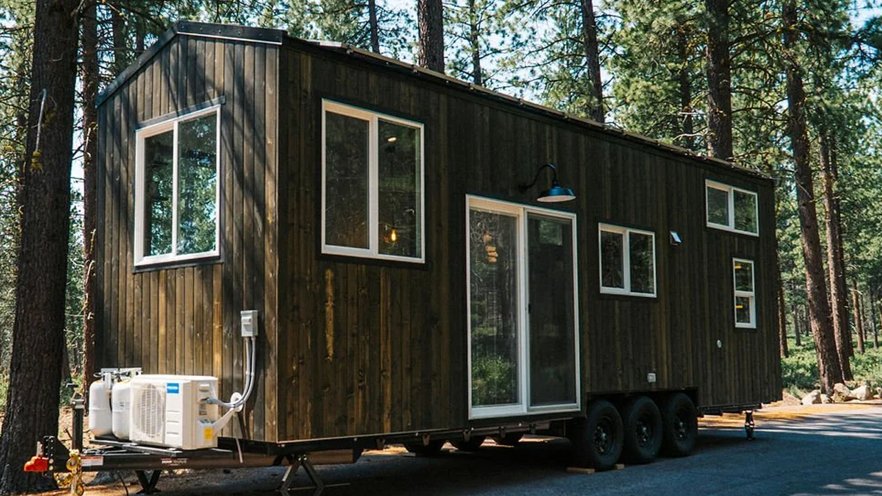Olympic tiny house on wheels
