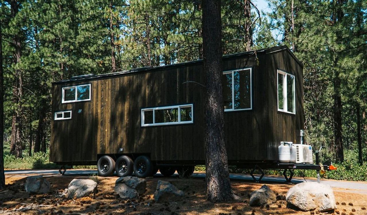 Olympic tiny house on wheels