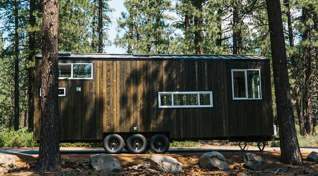 Olympic tiny house on wheels