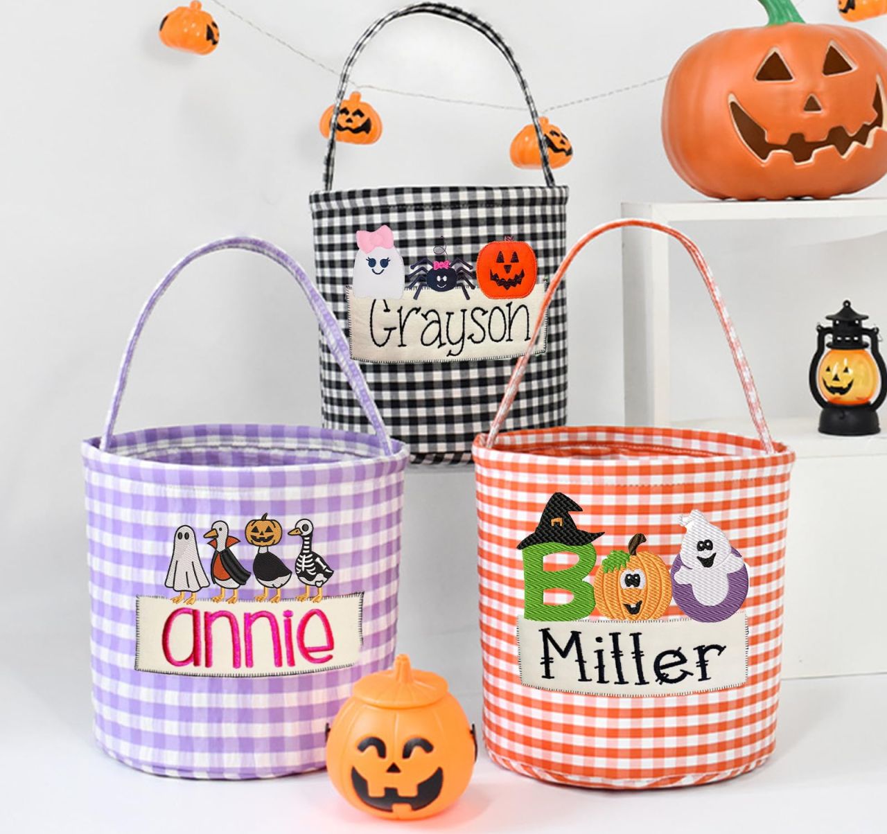 Personalized Halloween Trick or Treat Bags