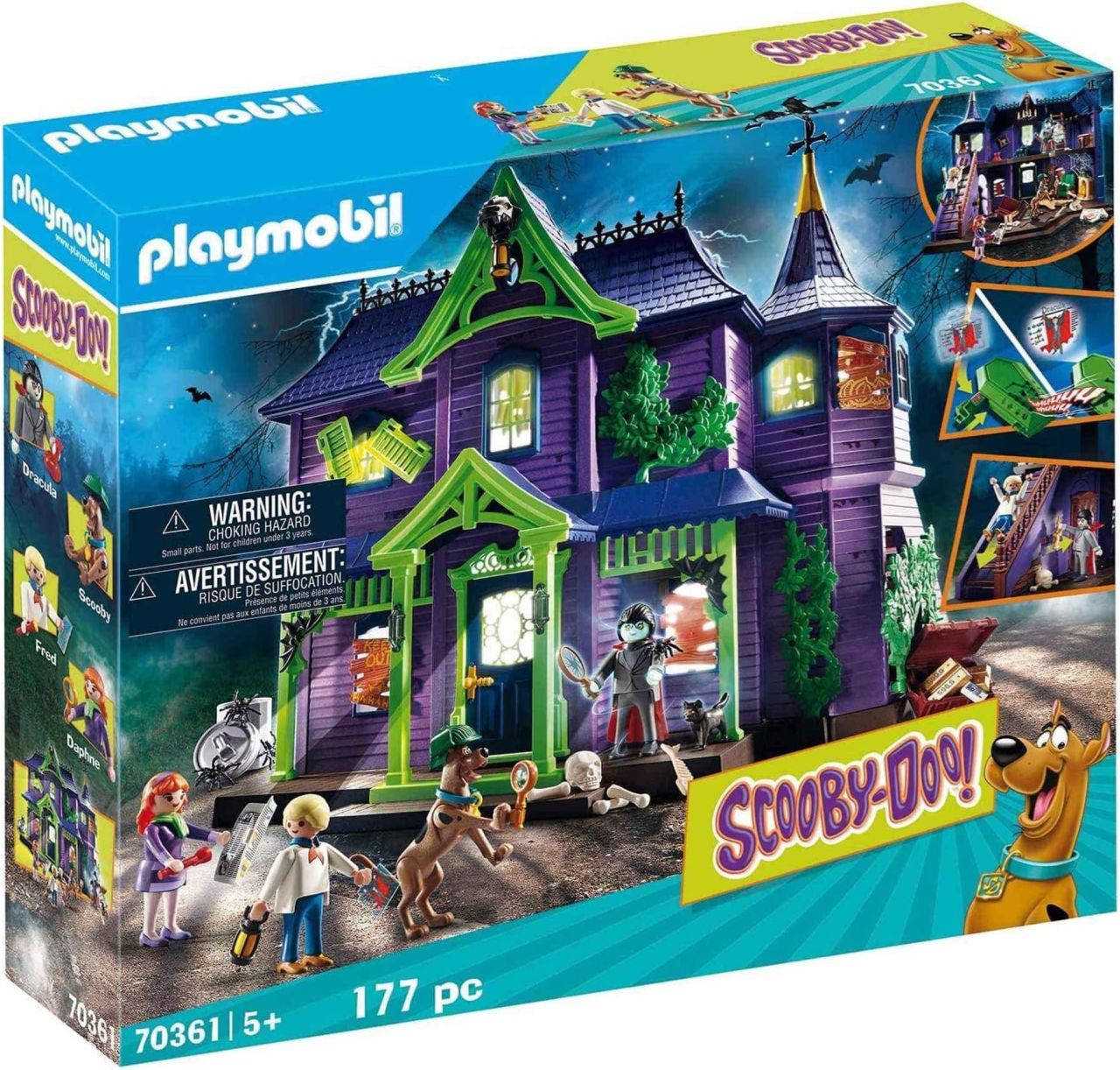 Playmobil Scooby-DOO! Adventure in The Mystery Mansion Playset