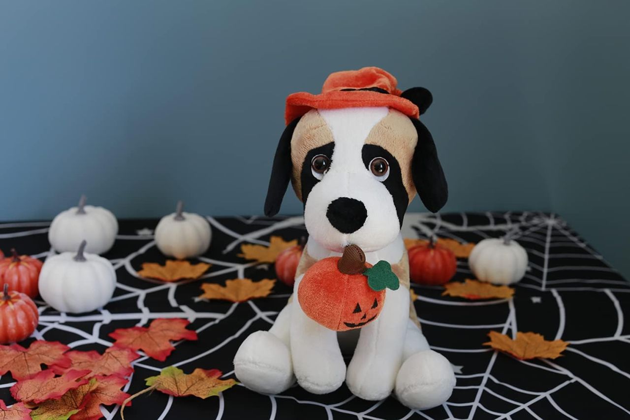 Plushland Halloween Puppy Dog Plush Stuffed Toy