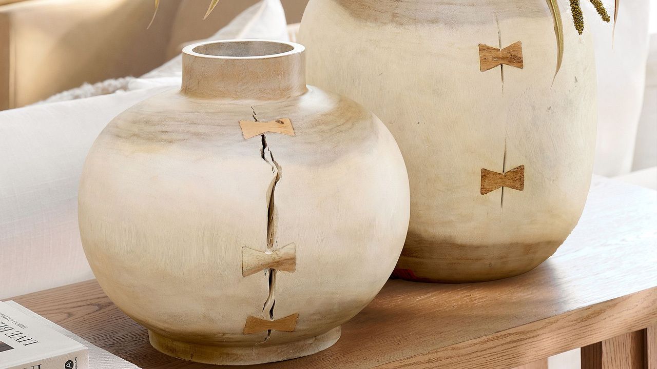 Pottery Barn 2025 fall collection - Handcrafted Butterfly Joint Vases