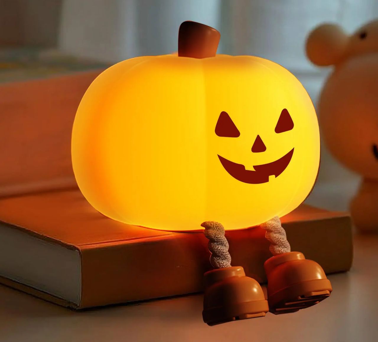 Pumpkin Night Light for Kids