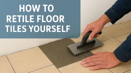 How to Retile Bathroom Floor
