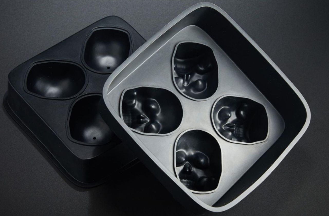 ShapedIceMolds 3D Large Skull Ice Cube Mold Tray