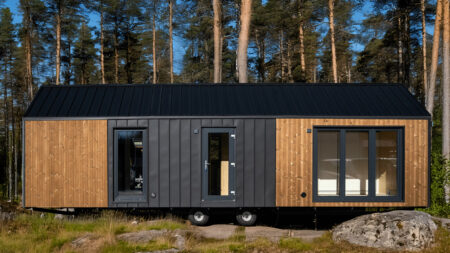 Sky tiny house on wheels