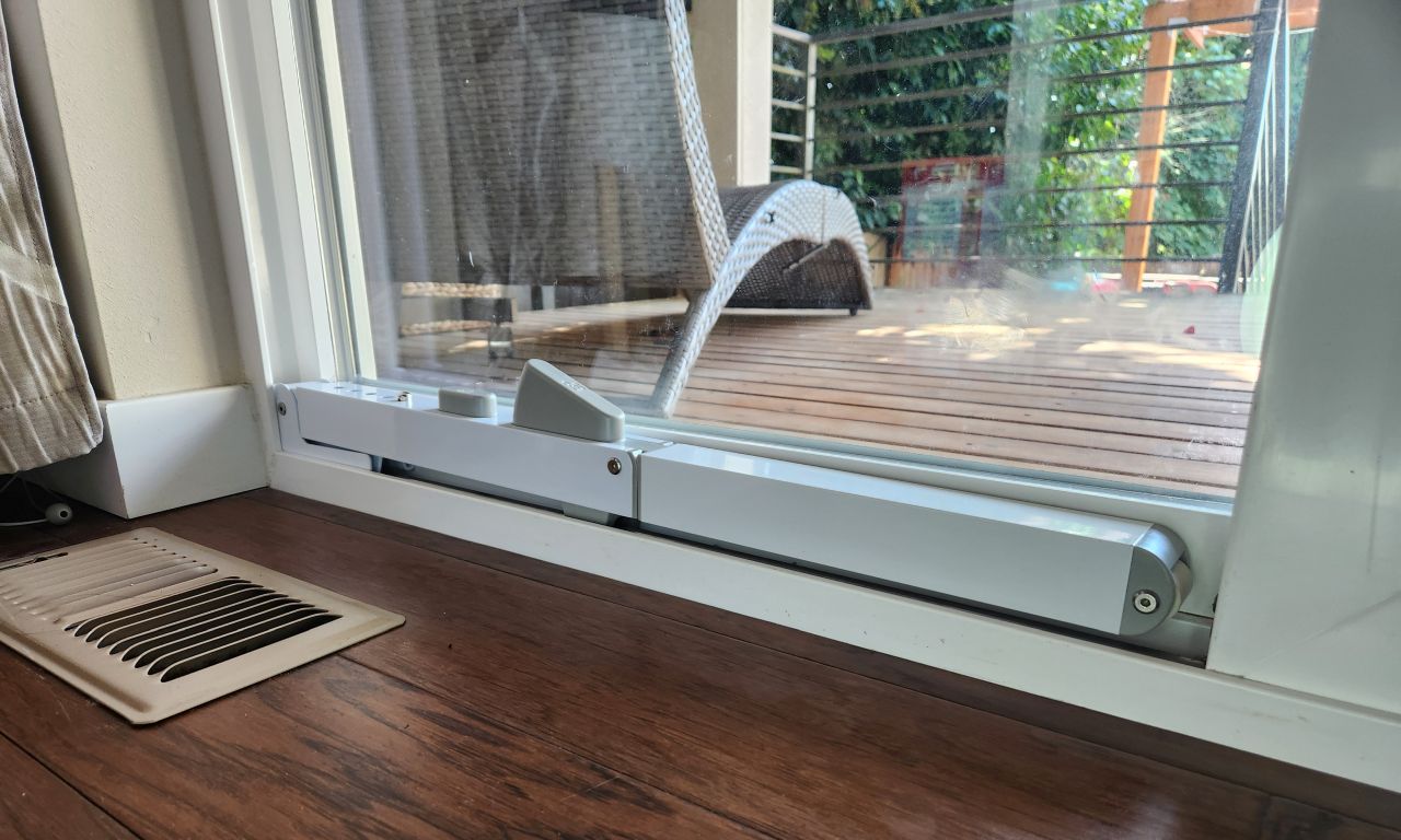 StepNLock Sliding Door Security Bar