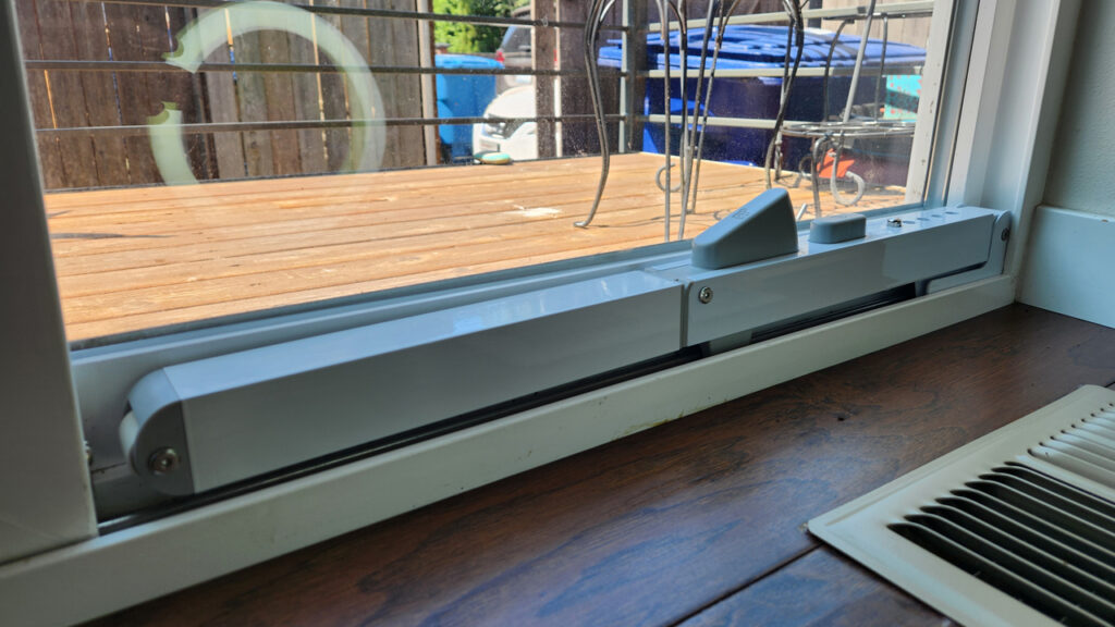 StepNLock Sliding Door Security Bar