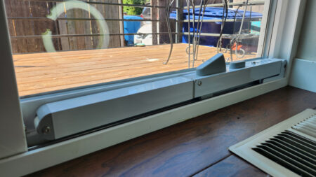 StepNLock Sliding Door Security Bar
