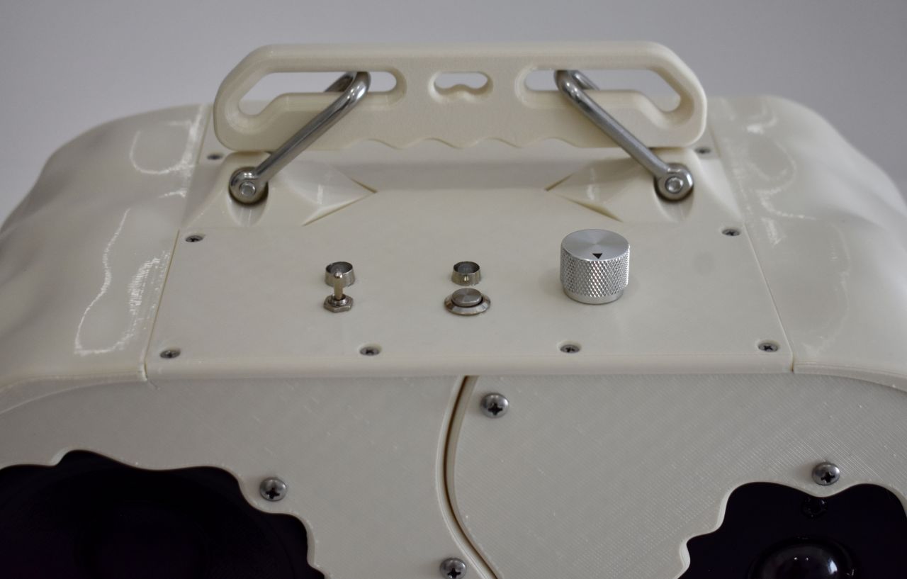 TTD.3000 Boombox 3D Printed Bluetooth Speaker by Maker Hardware is Designed to be Repairable
