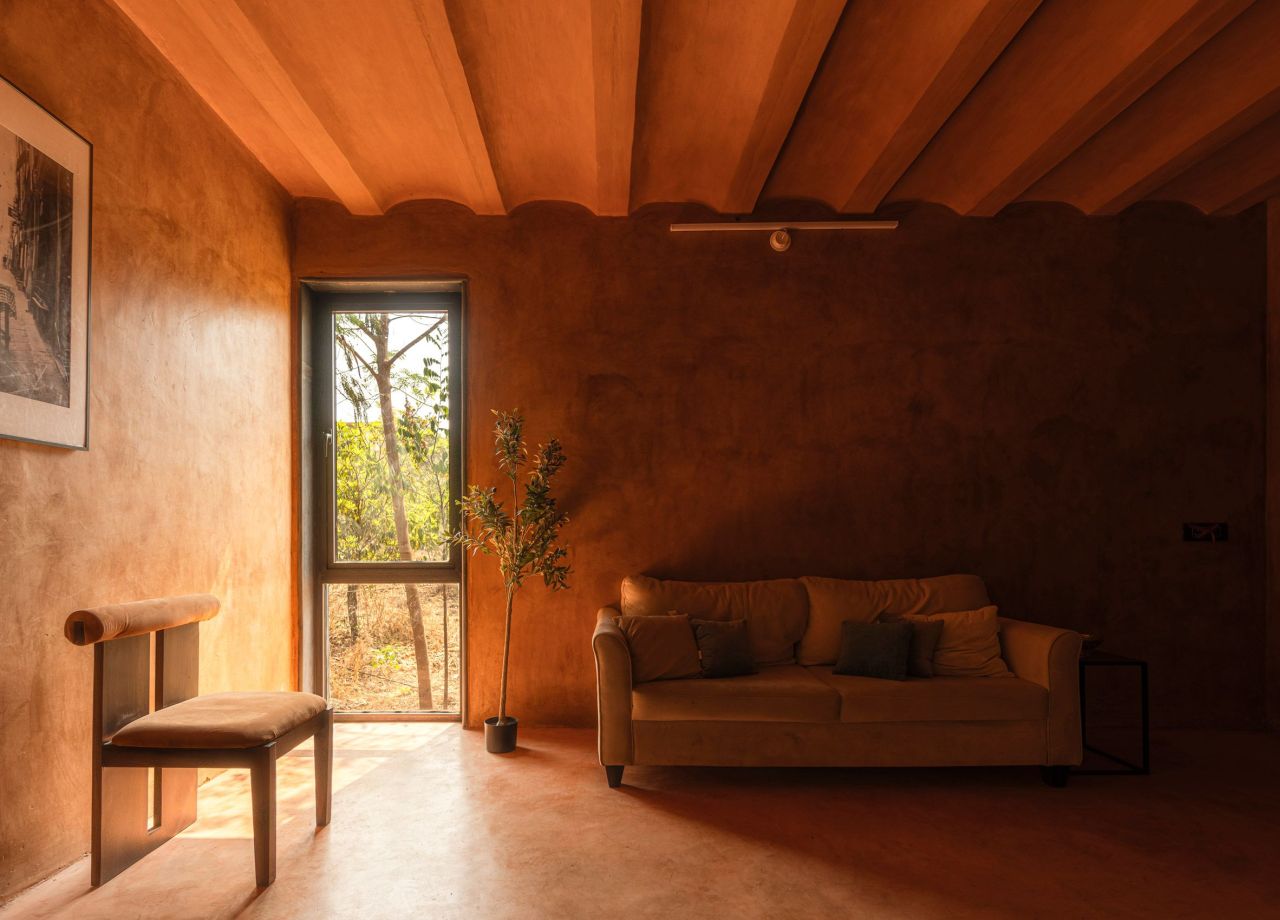 This House in Hyderabad, India is Built From Local Soil and Recycled Materials