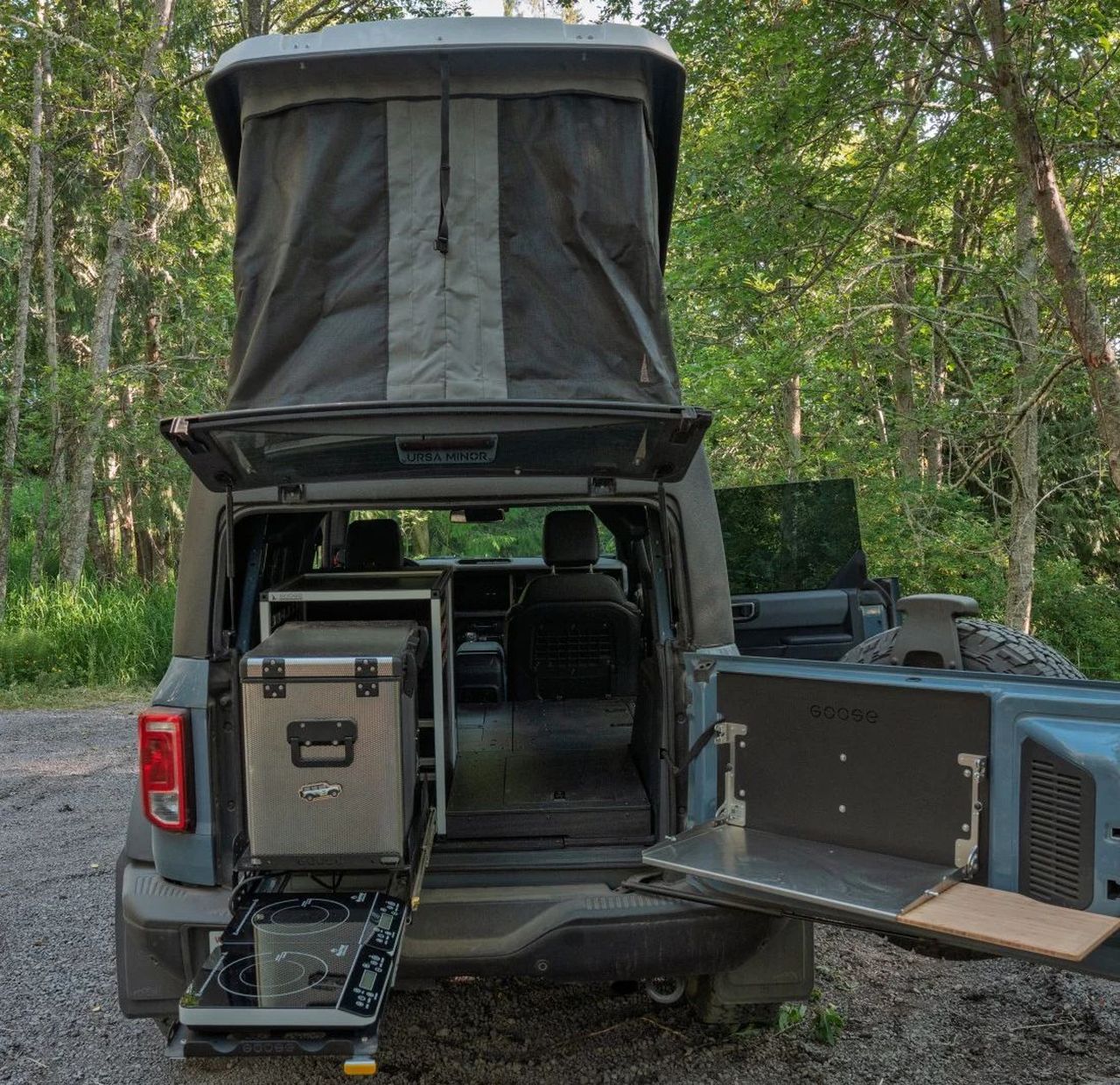 Ursa Minor Ford Bronco Pop-Up Camper Conversion