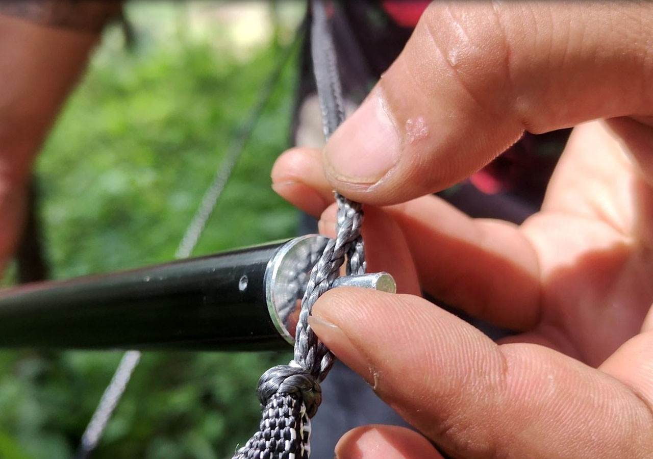 Warbonnet Ridgerunner Hammock_poles suspension and support system