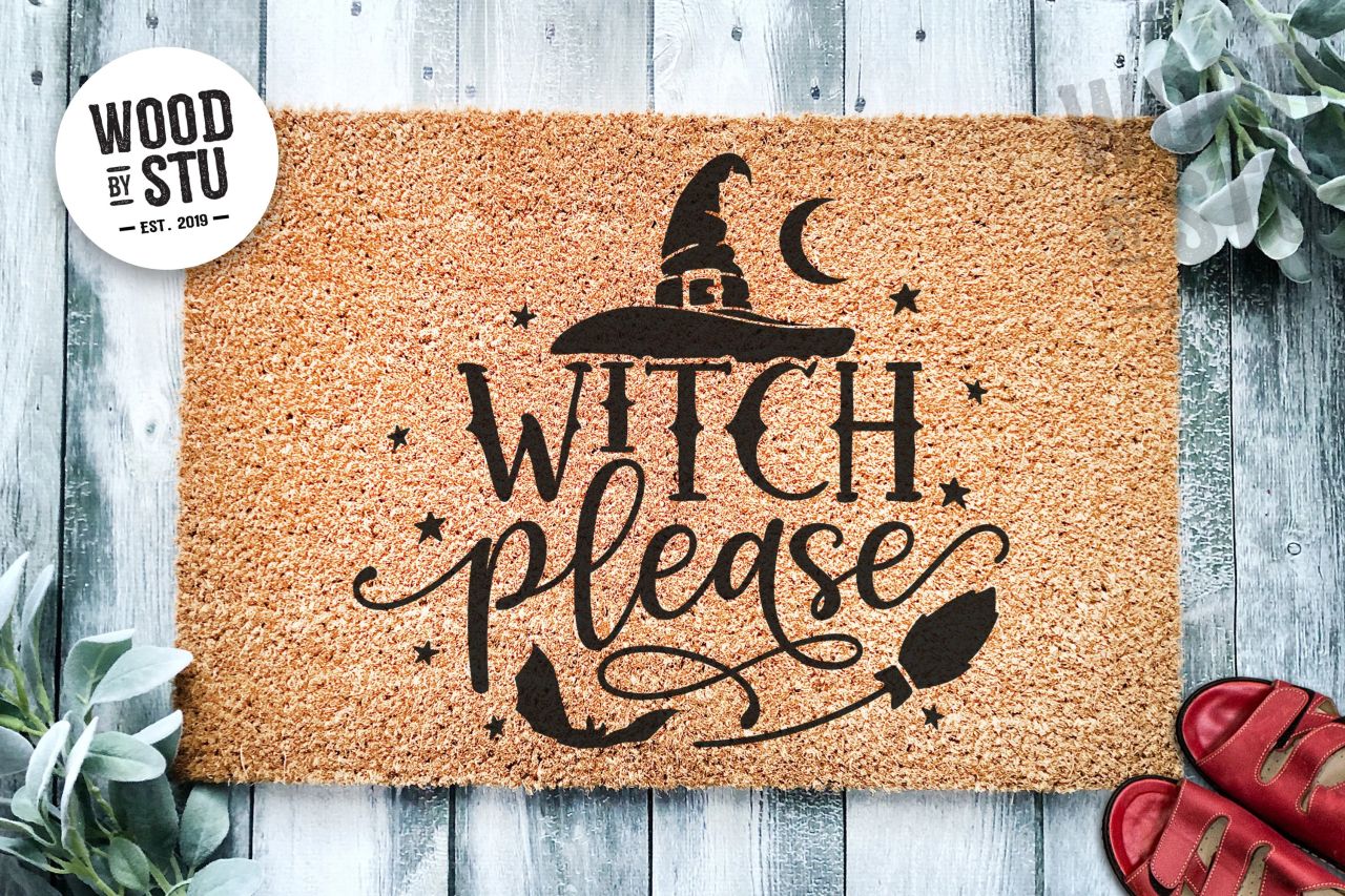 Witch Please Door Mat