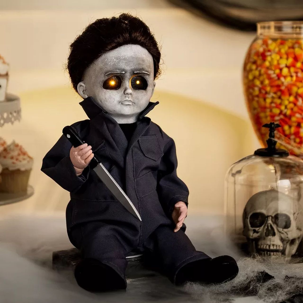 Animatronic Michael Myers Doll Halloween Decoration