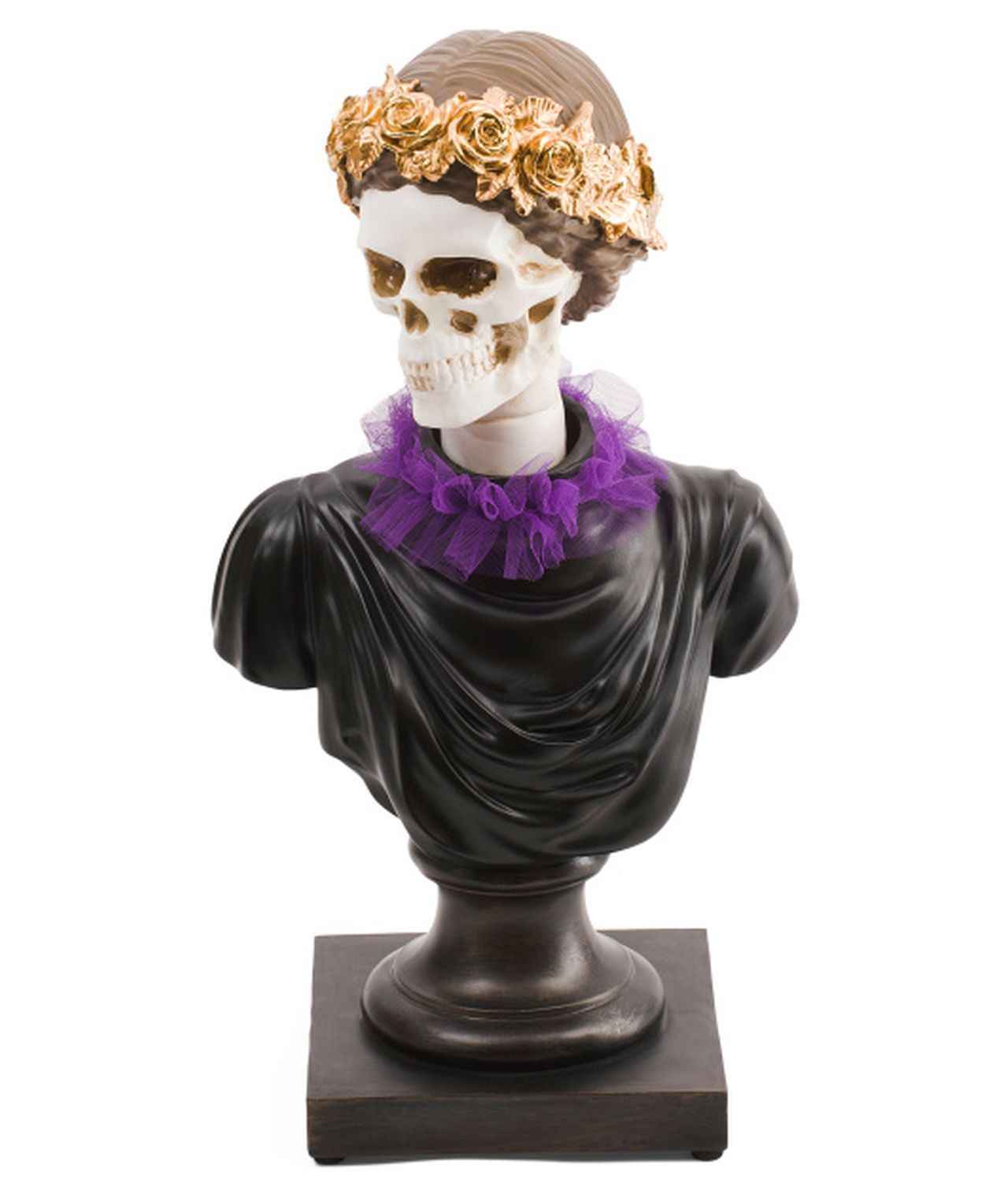 Animatronic Skeleton Bust With Led And Sound