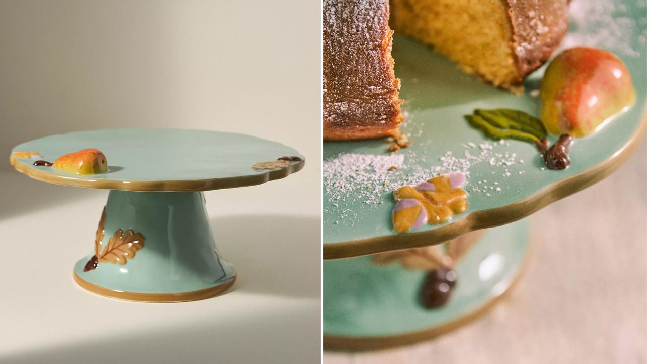 Anthropologie 2025 Fall Collection - The Faye Icon Stoneware Cake Stand