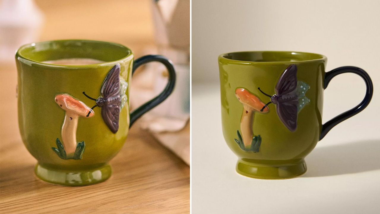 Anthropologie 2025 Fall Collection - The Faye Icon Stoneware Mug - Fall Edition