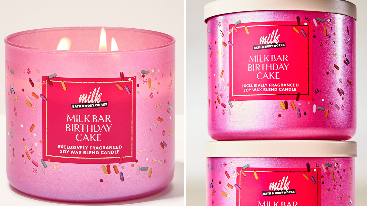 Bath & Body Works x Milk Bar -3 Wick Candle