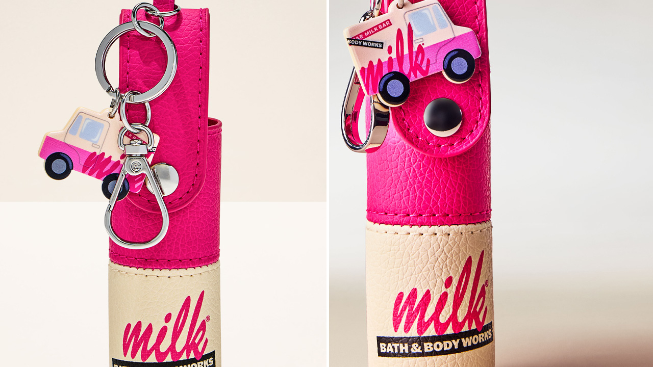 Bath & Body Works x Milk Bar - Spray Sanitizer & Lip Holder
